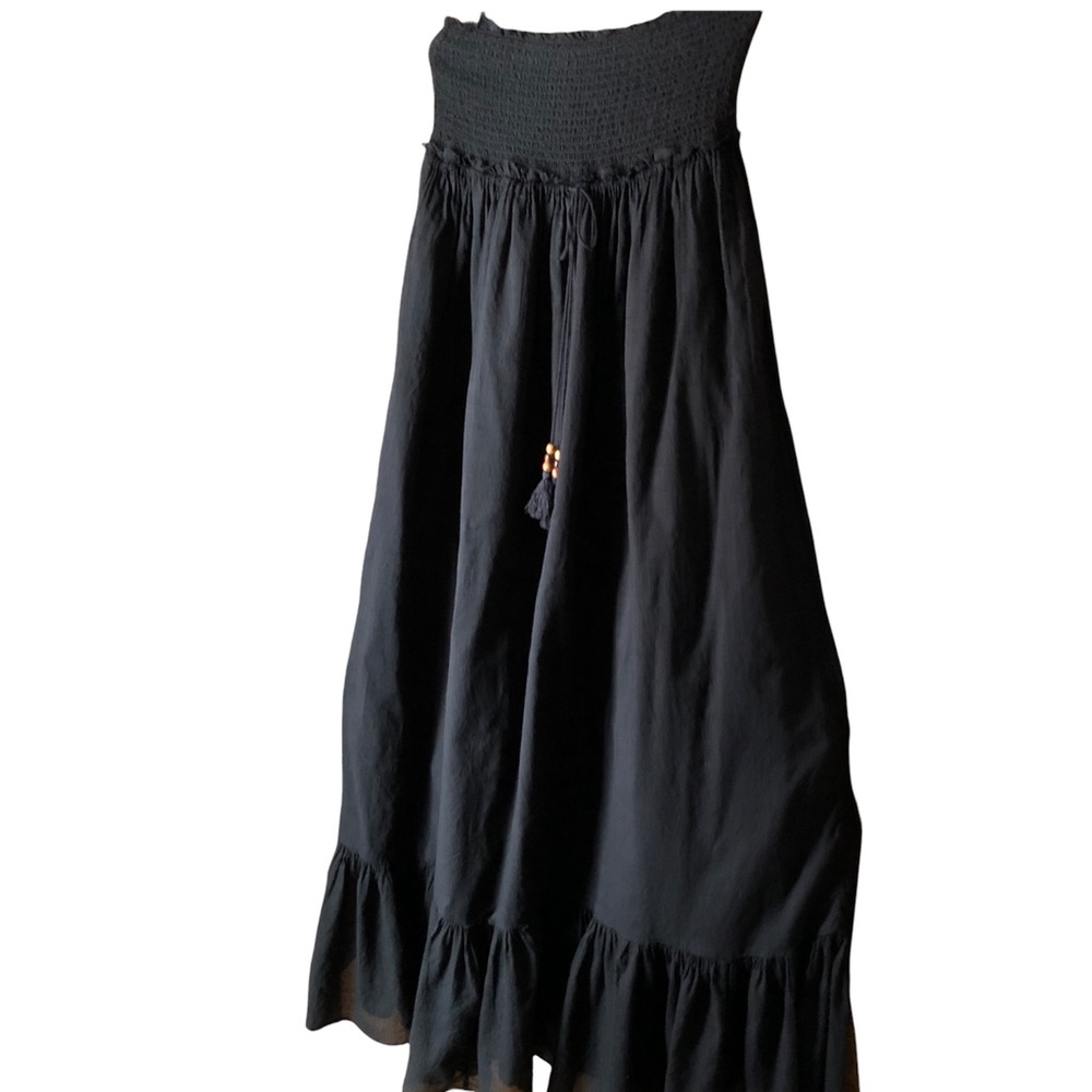 Denim & Supply Ralph Lauren Black Strapless Maxi Dress - Picture 4 of 14